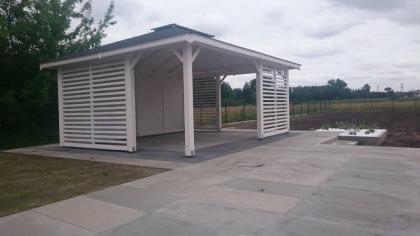 GARTENHAUS GARTENLAUBE AUS MASSIVHOLZ HOLZHAUS MIT IMPRÄGNIERUNG BERLIN 3x4m