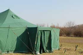 Armeezelt 5 m x 5 m neuwertig,