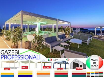 Pergola 5x3 Pavillon Zelt Restaurant personalisierte Farbe Stahl Pvc Café Garten