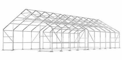GANZJÄHRIGE INDUSTRIEHALLE 10x24 Lagerzelt Lager ARCTIC PVC
