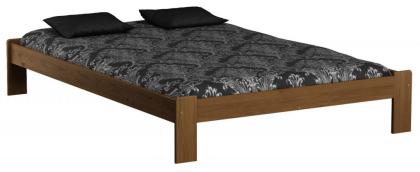 Bett Massivholzbett mit Lattenrost Gästebett 90x200 cm Ehebett Jugendbett 13 Lei