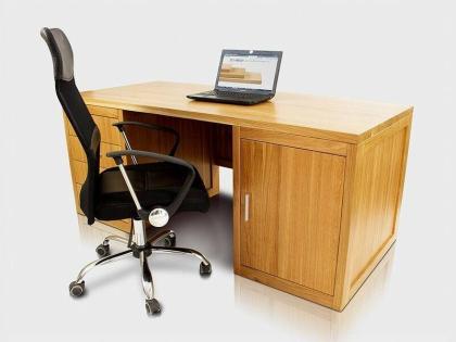 HOLZSCHREIBER SCHREIBTISCH EICHENHOLZ EICHESSCHREIBTISCH MASSIVHOLZ