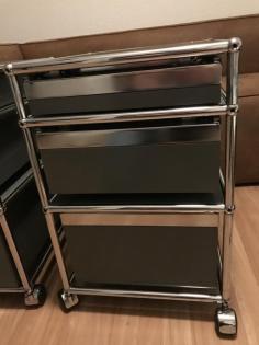 USM Haller Rollcontainer Mittelgrau TOP !