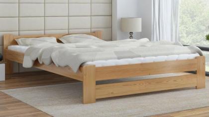 Holzbett aus Kiefernholz KBD 05 180x200 mit Lattenrost Schlafzimmer Bett