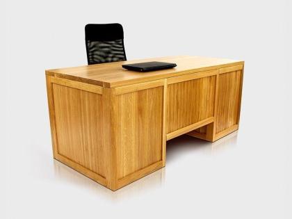 HOLZSCHREIBER SCHREIBTISCH EICHENHOLZ EICHESSCHREIBTISCH MASSIVHOLZ