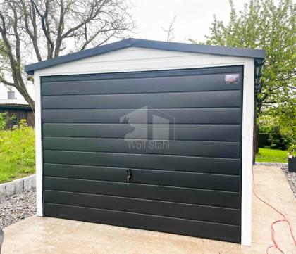  Blechgarage 3x5m Garage mit Satteldach Metallgarage Fertiggarage Hohe Qualität 