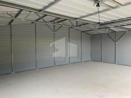 Blechgarage 6x5m Doppelgarage Metallgarage Fertiggarage Hohe Qualität GP242