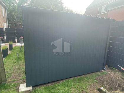 Blechgarage 3x8m Metallgarage Fertiggarage Garage nach Maß  GP107