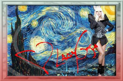 LADY GAGA Kunstdruck Souvenir Deko Design Bild Geschenk Poster. NEU!
