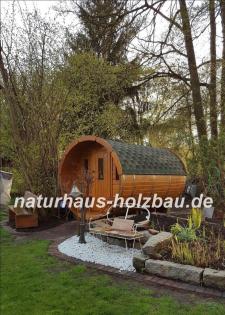 Hochwertige Fasssauna, Sauna Pod, Campingpod, Schlaffässer, Campingfass