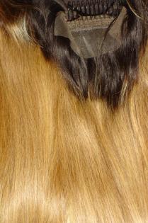 Lace Front Wig ECHTHAARPerücke 20 inch Mittel BLOND Rooting NEU