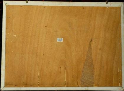 Collage hinter Glas (B060)