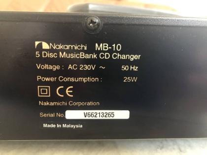 CD WECHSLER NAKAMICHI MB10 DIE LEGENDE! MIT OVP FB U. ERSATZGERÄT
