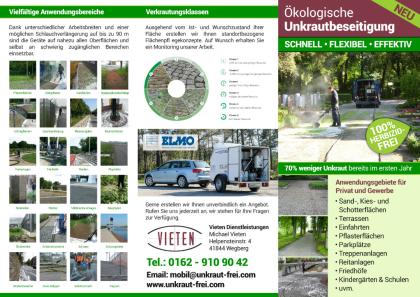 Ökologische Unkrautvernichtung und das zu 100% Herbizidfrei