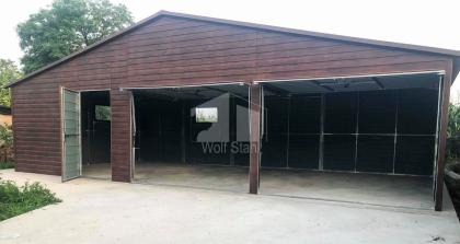 Blechgarage 10x5m Stahlgarage Doppelgarage Garage nach Maß Hohe Qualität GP144