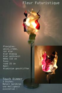 Licht Blüte – Licht Objekt – Leuchten mit Touchdimmer - Berührungsdimmer