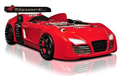 Autobett Turbo V8 Kinderbett http://moebelspotkids.de