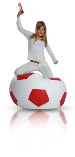 Sitzsack Fußball XXXL 750l im Angebot von Furini