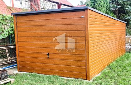  Blechgarage 3x5m Metallgarage Fertiggarage Schuppen für Garten Individuelle Pro