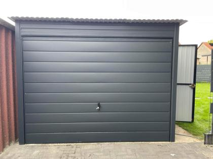 Blechgarage 3x6,5m Metallgarage Fertiggarage Werkzeugschuppen Günstige Preise 