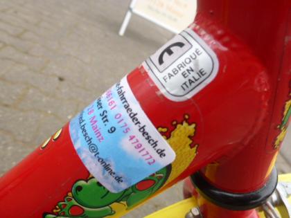 (17) 12 Zoll DINO Rücktrittsbremse Rh 26 Made in Italie