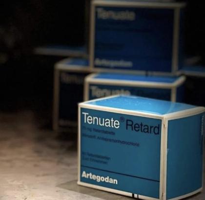 Bestellen Sie 100 Stücke Tenuate Retard 75 mg Tabletten zur Gewichtsreduktion on