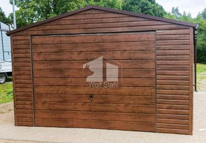  Blechgarage 4x6m Metallgarage Fertiggarage Werkzeugschuppen ID79
