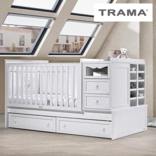 Landhausstil: Baby- und Kinderbett (Umbaubar zum Jugendzimmer) 'Romantica'