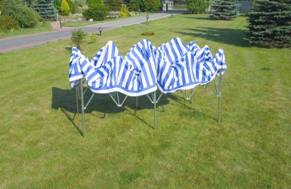 Marktzelt, Verkaufsstand, Mobiler Verkaufszelt 6, 0 x 3, 0 Meter