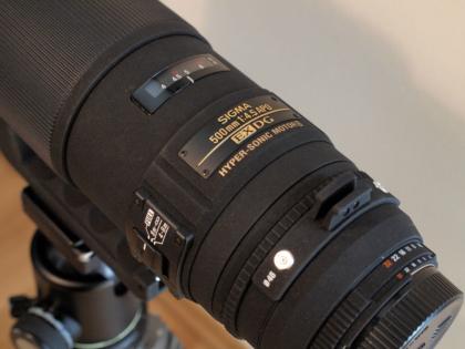 Sigma 500 mm 1:4,5 APO EX DG HSM Super Tele for Nikon wie neu 