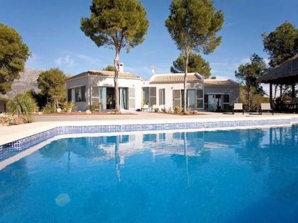 Spanien Ferienhaus Costa Blanca bei Altea mit privatem Pool und Meerblick mieten