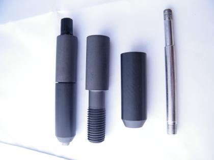 Beizgerät stufenlos verstellbarer Handgriff für Carbonpinsel mit Sicherheitsansc