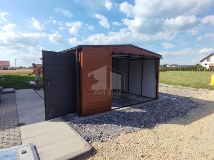  Blechgarage 4x6m Carport und Garage Garage nach Maß GP213 
