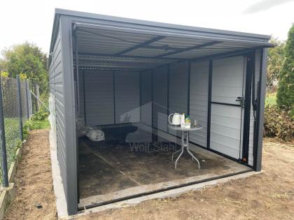 Blechgarage 3x5m Metallgarage Fertiggarage Schnelle Lieferung GP229 
