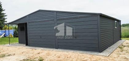 Blechgarage 9x6m Metallgarage Fertiggarage Garage nach Maß Gartenschuppen ID277 
