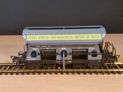 H0 Fleischmann 5511 Selbstentladewagen der SBB ALKAG Kohlewagen