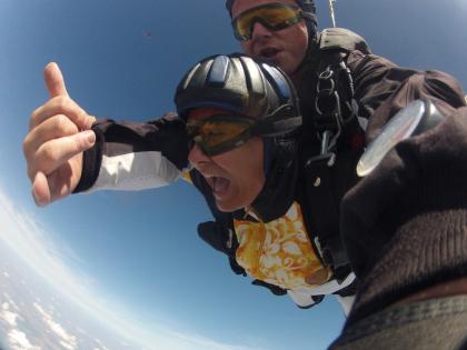 Fallschirmspringen Bayern Cham Tandemsprung Flugfest