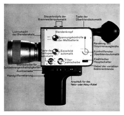 Nizo S 560 Hochwertige Super-8-Schmalfilmkamera
