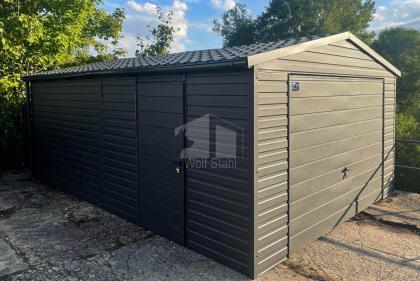 Blechgarage 4,5x6m Fertiggarage Stahlgarage Garage nach Maß  GP146 