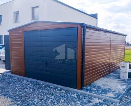 Blechgarage 4x6m Carport und Garage Garage nach Maß GP213 