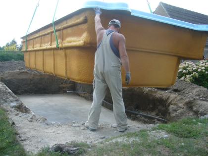 Polnische SWIMMINGPOOL / SCHWIMMBECKEN -  von BLASK ® in FFO