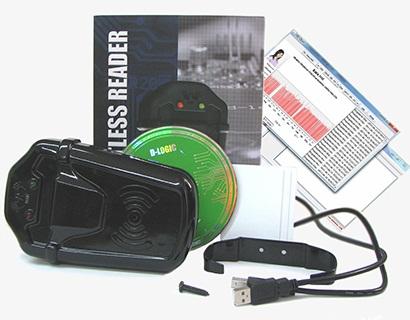 Zeiterfassung-System 13,56 RFID Mifare ID-Karte - Kein Kabel, FREE   SOFTWARE + 