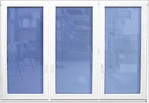 PVC-Fenster - 3-flügel-Fenster - minimum 30 % Rabatt 