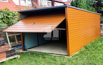 Blechgarage 3x5m Metallgarage Fertiggarage Schuppen für Garten Individuelle Pro