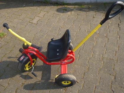 (176) PUKY DREIRAD mit SCHIEBESTANGE verstellbar