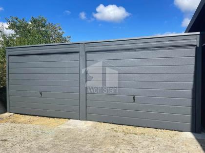 Blechgarage 6x6m Stahlgarage Doppelgarage Garage nach Maß Schnelle Lieferung Hoh