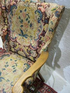 Antiker Ohrensessel 50er / 60er Jahre Sessel