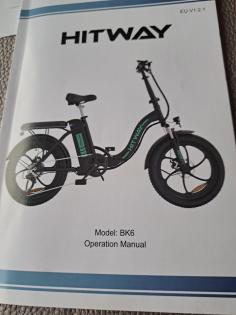E- Klappfahrrad ungefahren