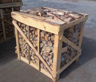 Trocken Kaminholz aus Polen - Buche, Eiche, Birke - LKW - 52 RM