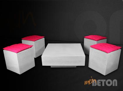 Couchtisch aus Beton, Betontisch, Loungetisch aus Beton, Tisch aus Beton, Betonm